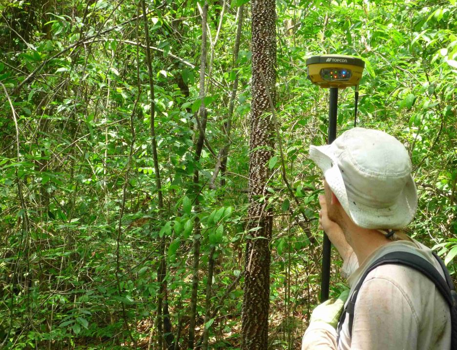 dGPS field survey Novo Progresso Brazil